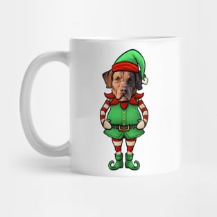 Chesapeake Bay Retriever Christmas Elf Mug